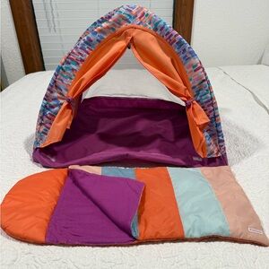 American Girl Camping Tent and Sleeping Bag